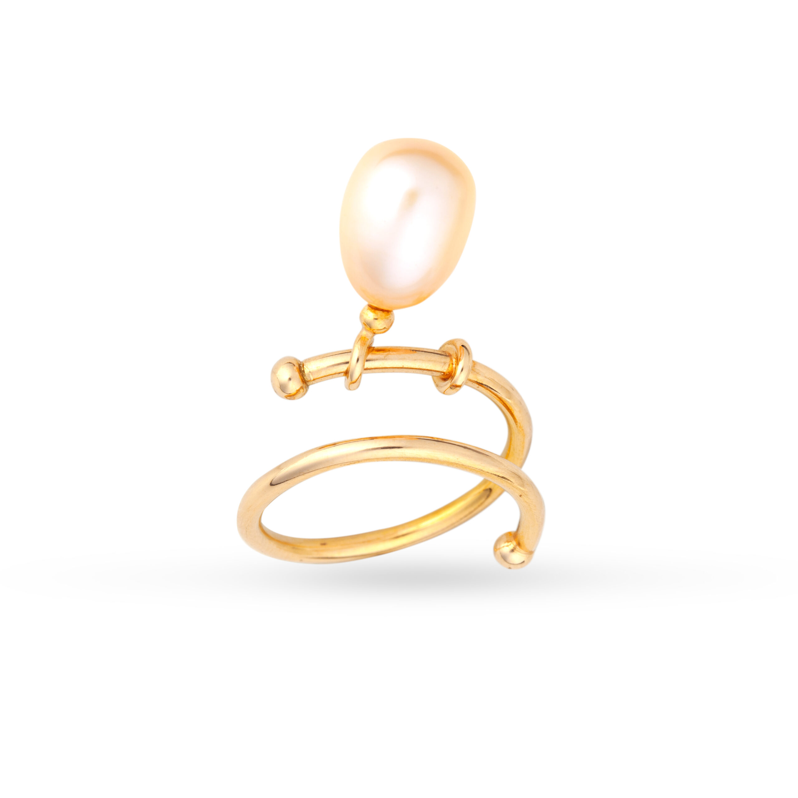 Μοντέρνο δαχτυλίδι σε ροζ χρυσό