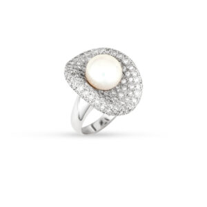 One-of-a-kind εντυπωσιακό δαχτυλίδι σε λευκό χρυσό