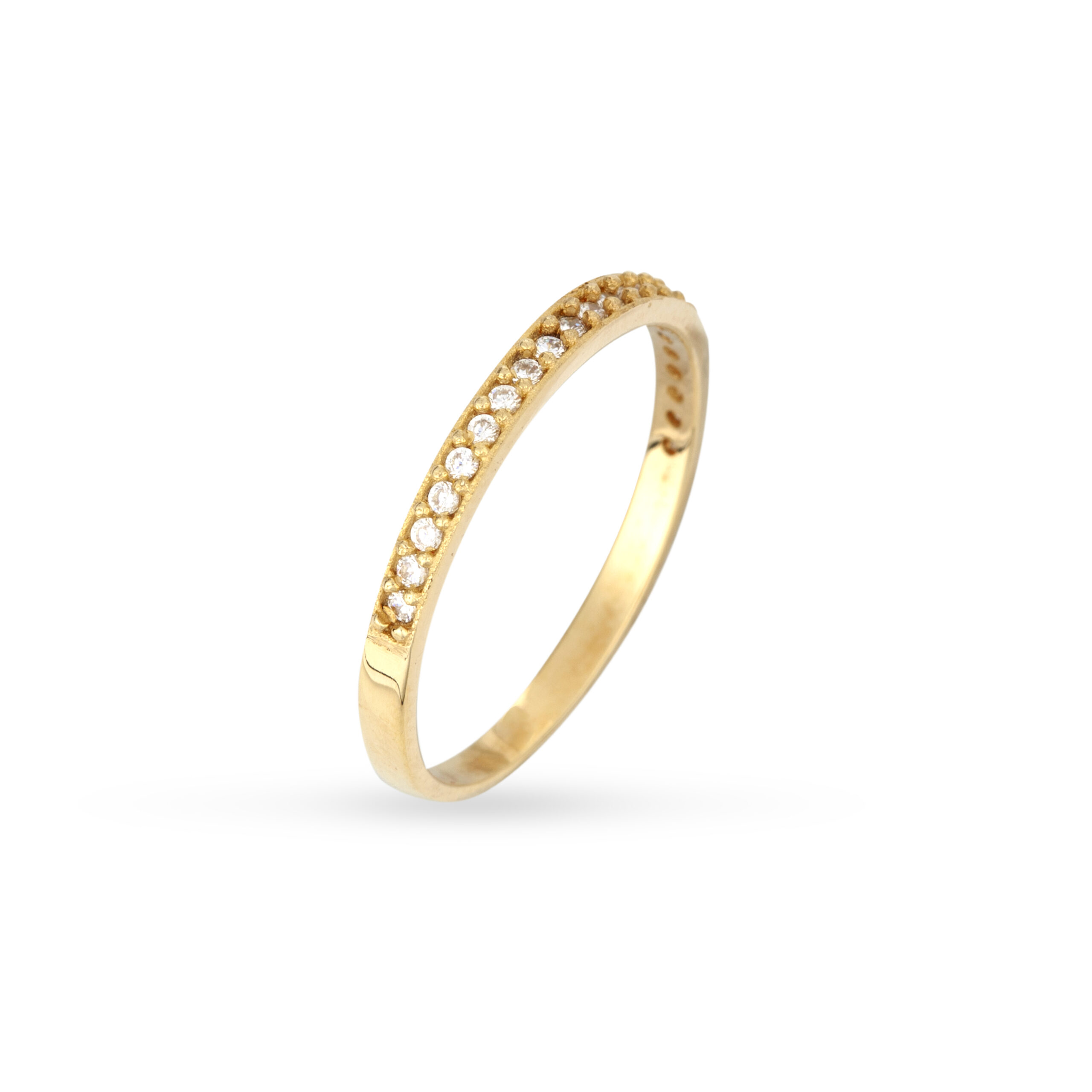 Σειρέ δαχτυλίδι από κίτρινο χρυσό Κ14