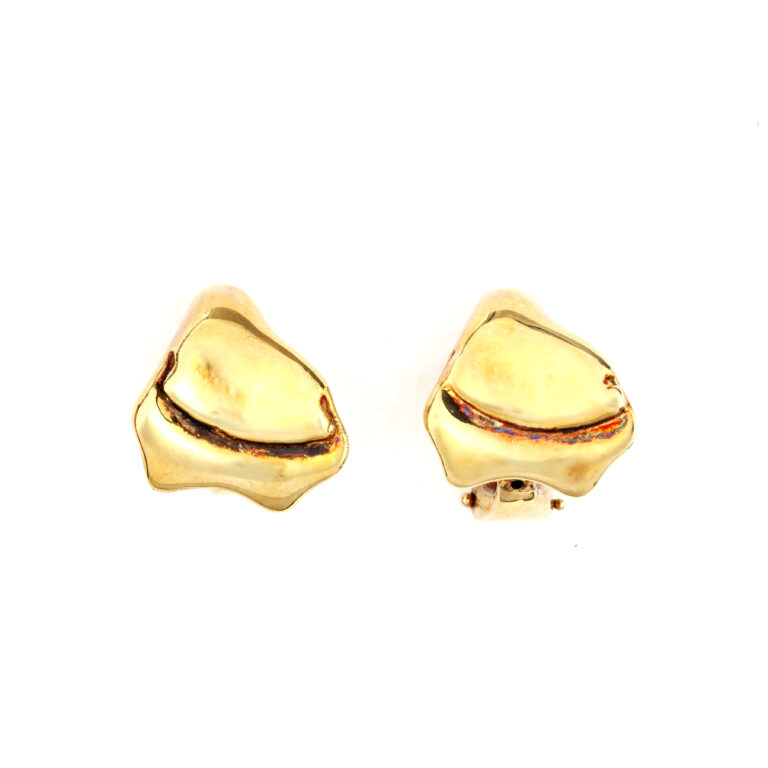 πολυμορφικά σκουλαρίκια από κίτρινο χρυσό Κ18