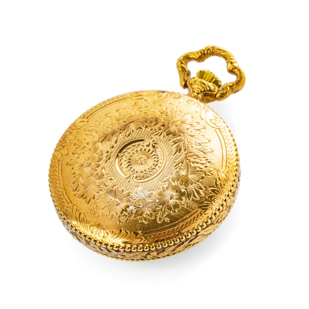 Gold Watch Pendant