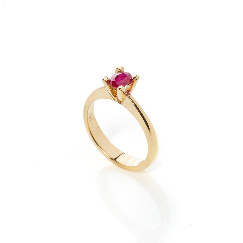 WRDSC1016 RED SOLITAIRE RING G28A2100 copy (Custom)